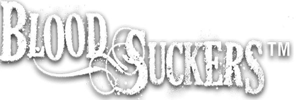 Blood Suckers online game logo by NetEnt on slimking-casino.eu