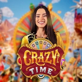Crazy Time casino game by Evolution – featured logo at Slimking Casino