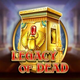 Legacy of Dead online game logo by Play'n GO on slimking-casino.eu