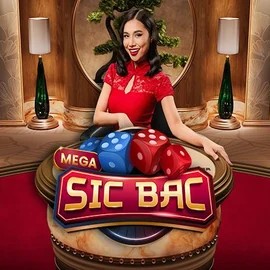 Official Live Casino logo: Mega Sic Bac by Pragmatic Play at Slimking Casino