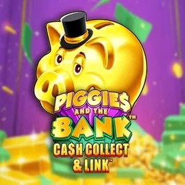 Piggies And The Bank Cash Collect & Link slot logo by Origins at Slimking Casino